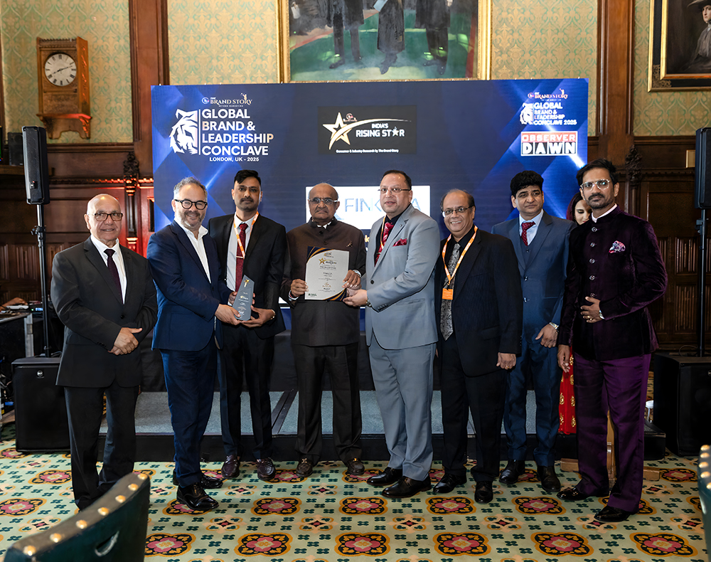 ANI - Finkeda Gets Honoured With India's Rising Star Award at Global Brand and Leadership Conclave 2025