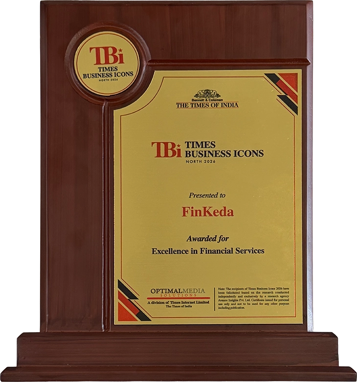 Winner of Excellence in Financial Services Award, TBi - Times of India