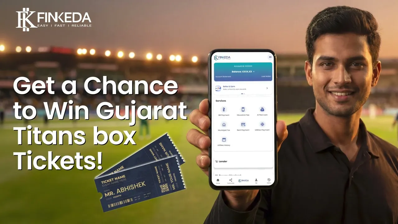 Finkeda Prime App all in one Financial App Download & win GT match box tickets